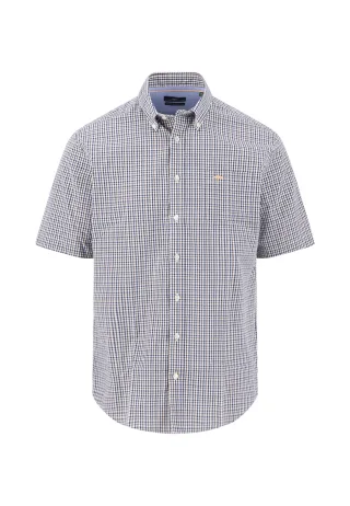 FYNCH-HATTON - Seasonal Combi Check, B.D., 1/2 tangerine - Gr. - 3XL