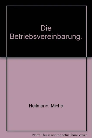 Die Betriebsvereinbarung
