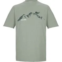 Killtec T-Shirt KOS 365 MN TSHRT Herren T-Shirt mit Melange-Optik, Bergprint, vielseitig kombinierbar