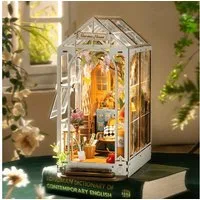 Robotime Buchstütze Gartenhaus Rolife Book Nook