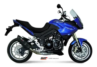 Sport Auspuff MIVV Suono Steel Black Triumph Tiger 1050 Bj.2007-2013 Typ:TG745 +ABE /eintragungsfrei