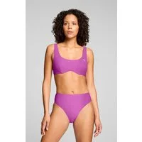 PUMA Highwaist-Bikini-Hose PUMA SWIM WOMEN HIGH WAIST BRIEFS mit hohem Beinausschnitt, elastisch