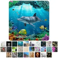 Sanilo Duschmatte mit Motiv, viele schöne Badematten zur Auswahl, rutschfeste & sichere Badematte, hochwertig, Kunststoff PVC, quadratisch, 230 extra starke Saugnäpfe, 53 x 53 cm, waschbar