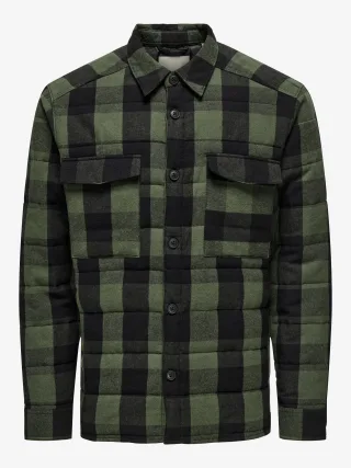 ONLY&SONS - ONSGUDMUND CHECK SHACKET VD Forest Night - Gr. - M