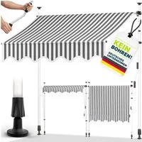 tillvex Klemmmarkise tillvex Balkonmarkise Markise Klemmmarkise Sonnenmarkise Handkurbel