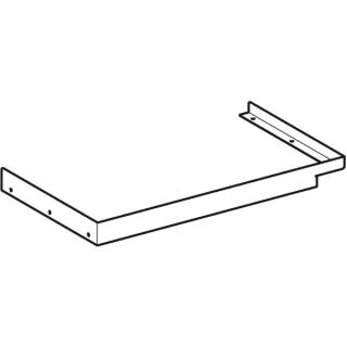 Geberit Edelstahlblende zu, 595608000, Renova Nr.1 Comprimo Schrank 862065 595608000