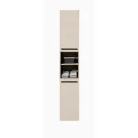 HARPER Hochschrank Hochschrank HARPER BEIRA BHT 34x190x31 cm beige Midischrank