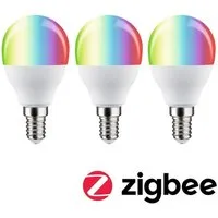 Paulmann LED-Leuchtmittel Smart 3er-Pack Tropfen 470lm 2200K-6500K 230V, Tageslichtweiß