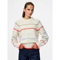 pieces Strickpullover PCNELIA LS O-NECK KNIT NOOS BC