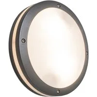 Qazqa Außen-Wandleuchte Glow, ohne Leuchtmittel, Warmweiß