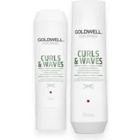 Goldwell Haarshampoo Goldwell Curls & Waves Set - Shampoo 250ml +Conditioner 200ml