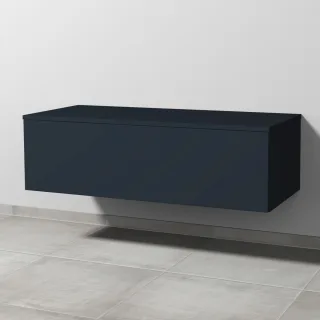 Sanipa Anbau-/Solitärschrank mit Auszug 2morrow (P3237) 340x1200x520 Marine-Matt, P32371R P32371R