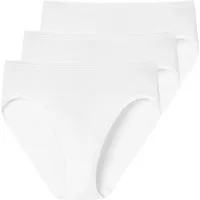 Schiesser Jazz-Pants Slips Luxury flache Nähten, ohne Seitennähte, seidig weiches Material im 3er Pack