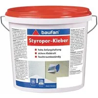 baufan® Dispersionskleber Styroporkleber Lösungsmittelfreier Klebstoff Spezialkleber, Geeignet für: Dekor-, Decken- und Isolierplatten sowie Zierprofile