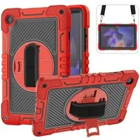 Wigento Tablet-Hülle Für Samsung Galaxy Tab A9 Plus aufstellbare 360 Grad Hybrid Tasche