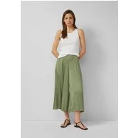 s.Oliver Culotte Hose Extra-Wide-Leg-Culotte aus crinkled Satin