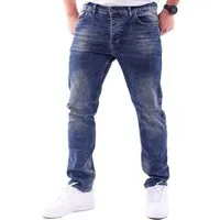 Reslad Stretch-Jeans Reslad Jeans-Herren Slim Fit Basic Style Stretch-Denim Jeans-Hose Stretch Jeans-Hose Slim Fit