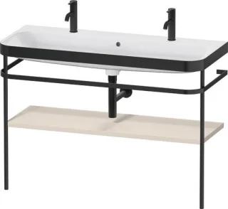Duravit Happy D.2 Plus c-bonded Set mit Metallkonsole Taupe Supermatt 1175x490x850 mm - HP4759O83830 HP4759O83830000