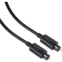 Hama Audio Lichtleiter-Kabel ODT-Stecker (Toslink) 1,5m Audio-Kabel, (150 cm), 1,5m lang LWL Lichtleiter-Kabel ODT-Stecker optisch Digital Toslink