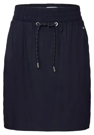 CECIL - Rock in Unifarbe urban dark blue - Gr. - XXL