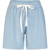 By Louise Pyjamahose Lace Luxury (1-tlg., 1-teilig) Damen Schlafhose Pyjamahose Shorts kurz Loungewear Viskose