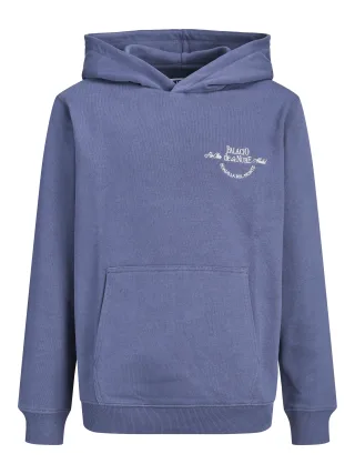 JACK&JONES - JORCHAMBERI TYPO SWEAT HOOD JNR Crown Blue - Gr. - 152