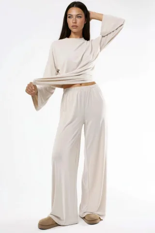 Pull-On Gerade Bein Hose