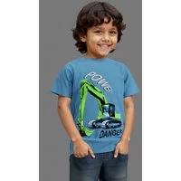 KIDSWORLD T-Shirt BAGGER lässiger Kran-Print