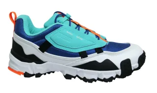 Puma Trailfox Overland Blue Turquoise niedrige Schnüren -Herren -Trainer 369824 02