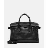 Liebeskind Berlin Schultertasche Archive Gloria Satchel M, Geräumige Handtasche aus glänzendem Leder