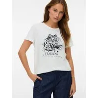 Vero Moda Kurzarmshirt VMJAMAICA S/S T-SHIRT JRS BTQ Baumwolle