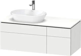 Duravit L-Cube Konsolenwaschtischunterbau wandhängend Weiß Matt 1220x550x482 mm - LC4876018180000 LC4876018180000