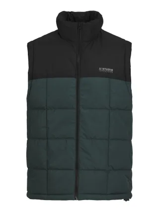 JACK&JONES - JJBEN SQUARE BODYWARMER magical forest - Gr. - L