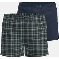 TOM TAILOR Webboxer (Packung, 2er Pack) bequeme Webqualität