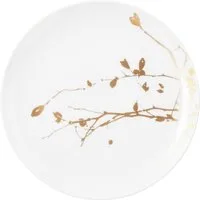 Seltmann Weiden Frühstücksteller Liberty - Golden Rose Hip, (1 St), Teller rund 22,5 cm