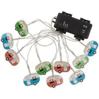 Out of the Blue Lichterkette Lichterkette Camping Deko Wohnwagen Camper Stimmungslicht mit 10 LED