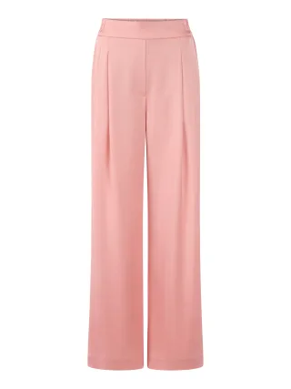 Marc Cain Collections - Schlupfhose WEDI Wide Fit mit Bundfalten peach beige - Gr. - 36