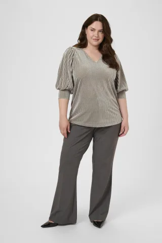 Langarm-Bluse KCcacanna Langarm-Bluse Regular fit grey