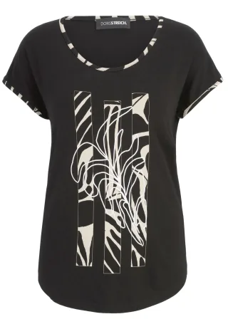 Doris Streich - Shirt schwarz - Gr. - 44
