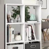 Vicco Raumteiler Karree, Weiß, 72 x 107.8 cm, 1-tlg.
