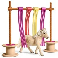 Schleich® Spielfigur SCHLEICH 42484 Pony Flattervorhang 11-tlg.Farm World Pferd Spielset 3+