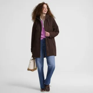 Squall Regenjacke in A-Linie für Damen in Petite-Größe, Damen, size: petite, Blau, Nylon, by Lands' End