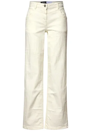 Cecil - Wide Leg Jeans beige - Gr. - 27/30