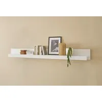 Home affaire Wandboard Chester, modernes, zeitloses Wandregal, Wandhalter mit Stauraum, 1-tlg., vielseitig einsetzbares Hängeregel, 217 cm breit, Weiß Matt