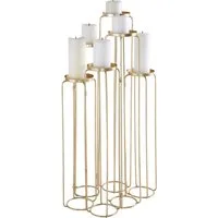 OTTO home Kerzenständer Mareesa (1 St), aus Metall, für Stumpenkerzen, Höhe ca. 65 cm, variabel stellbar