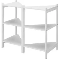 Vicco Waschbeckenunterschrank Zeno, Weiß, 68 x 60.5 cm 2er Set (1-St)