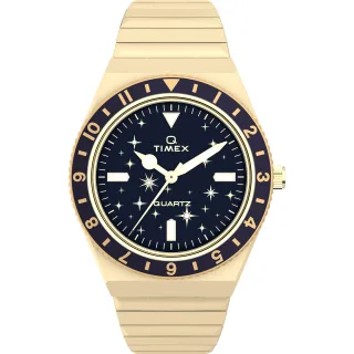Timex Q Celestial Damen Gold Uhr TW2V53600