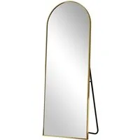 BEAUTYPEAK Ganzkörperspiegel großer Bogenspiegel (165cm*60cm, 150cm*40cm, 180cm*76cm, Halterung für Wandmontage, mit Ständer)