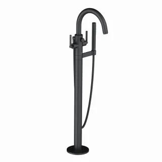 KLUDI NOVA FONTE PURISTIC Freistehende Wannenarmatur mattschwarz, 205903915 205903915