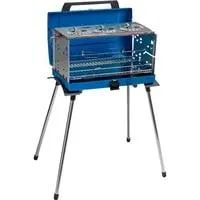 Koffergasgrill 200 SGR blau/silber